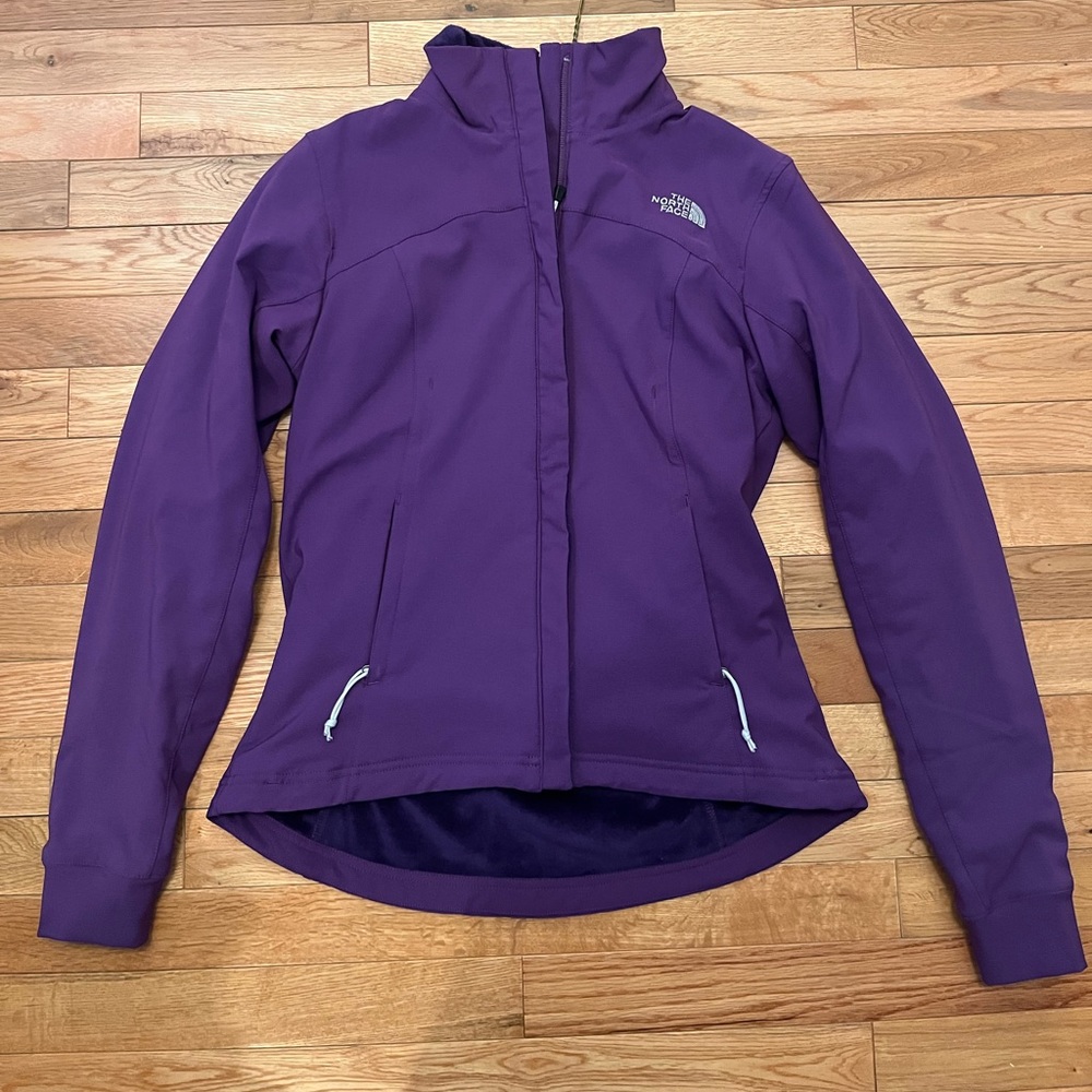 Women’s the North Face Purple Soft Shell Fleece Lined